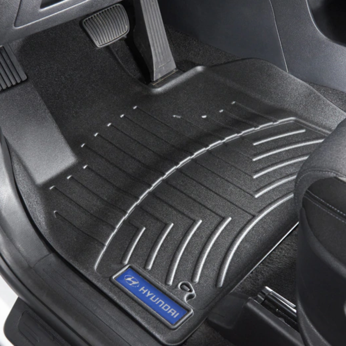 Hyundai Palisade Floor Liners - WeatherTech, All Weather, Front S8H17-AP300