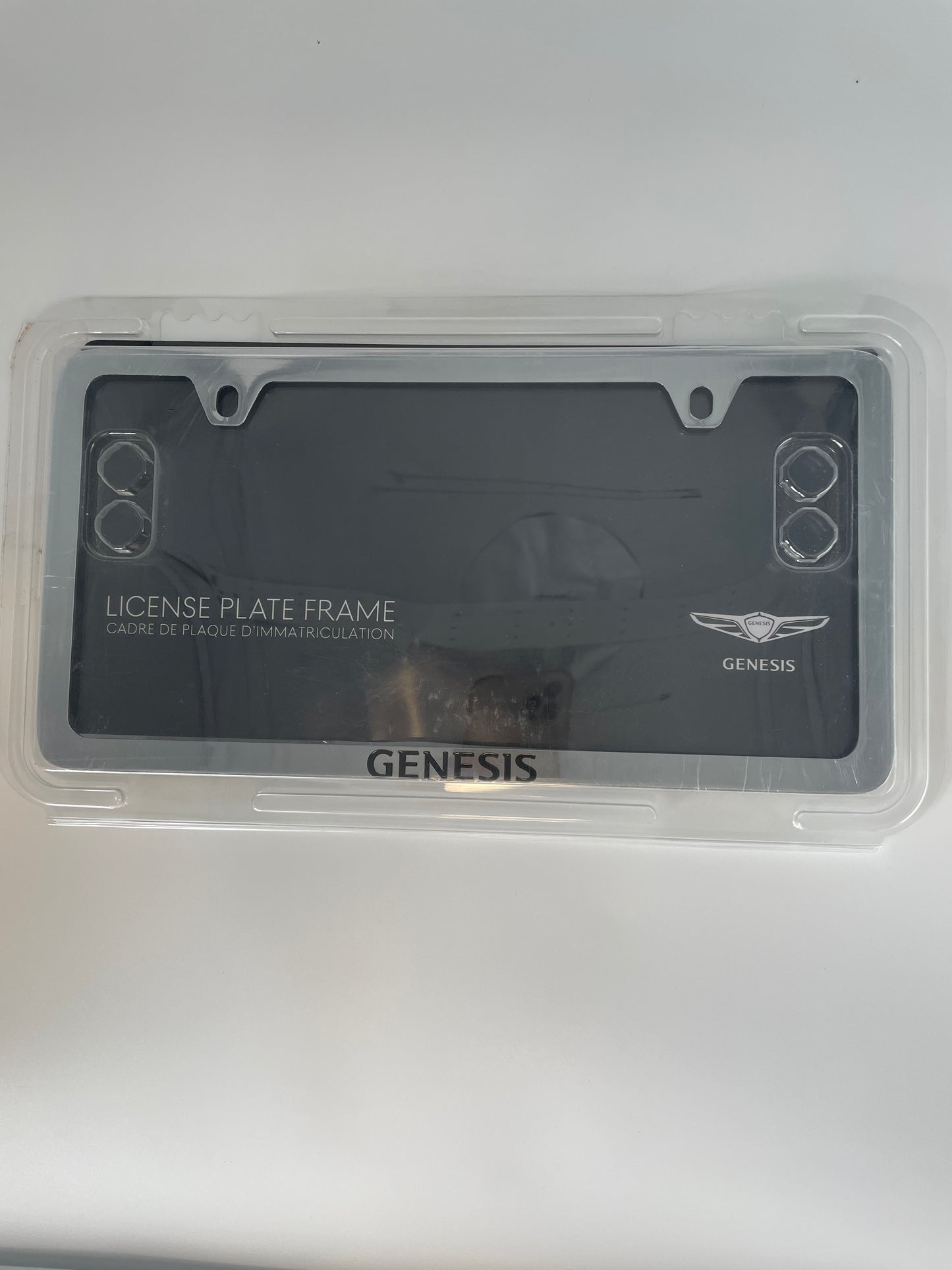 Genesis Motors Canada Genesis License Plate Frame  - Chrome 000GCFRAMECRM